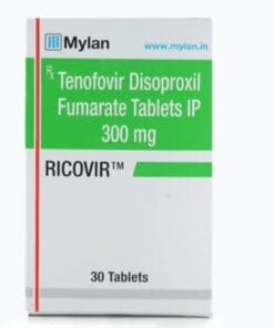 Thuốc RICOVIR 300mg (Tenofovir Disoproxil Fumarat: 300mg) điều trị HIV và viêm gan B