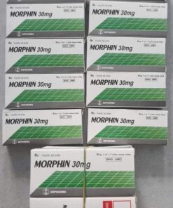 MORPHIN 30mg DOPHARMA hộp 3 vỉ x 7 viên thuốc giảm đau mạnh 5 Morphin 30mg vien uong