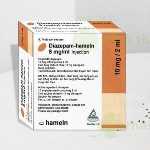 Hãng dược Hameln (Hameln Pharma, Hameln Pharmaceuticals GmbH) 3 diazepam hameln 5 mg ml thuoc chong co giat dong kinh an than giam lo au duc 5520 1 e1749091697483