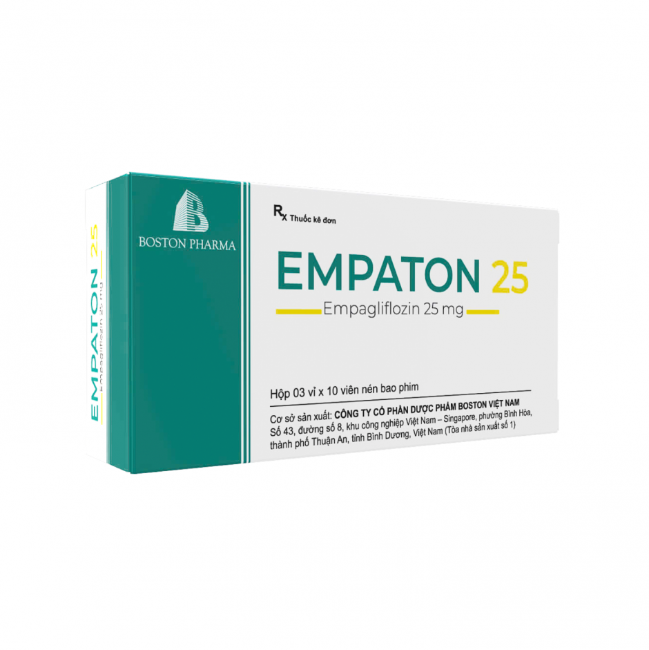 EMPATON 25 (Empagliflozin 25mg) điều trị đái tháo đường tuýp 2 3 EMPATON 25 giá bao nhiêu? |thuoctotgiasi.com