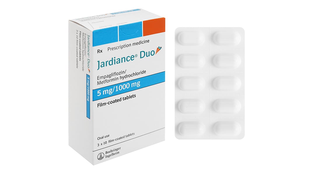 Jardiance Duo 5mg/1000mg điều trị tiểu đường tuýp 2 hiệu quả |thuoctotgiasi.com