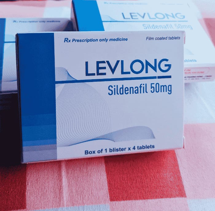 LEVLONG (Sildenafil 50mg) hộp 1 vỉ x 4 viên điều trị rối loạn cương dương 5 LEVLONG 50mg ở đâu bán? |thuoctotgiasi.com