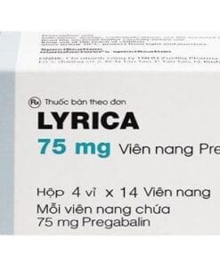 Lyrica 75mg (Pregabalin) Pfizer điều trị rối loạn lo âu lan tỏa, bệnh động kinh cục bộ