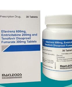 Macleods ARV (TLD) Dolutegravir Lamivudine Tenofovir 50/300/300mg điều trị ARV và dự phòng PEP (30 viên)
