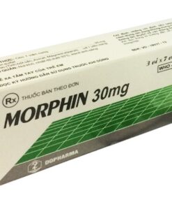 MORPHIN 30mg DOPHARMA hộp 3 vỉ x 7 viên thuốc giảm đau mạnh 4 morphin 30mg dopharma hop 3 x thuoc giam dau manh 5592 e1749345603339