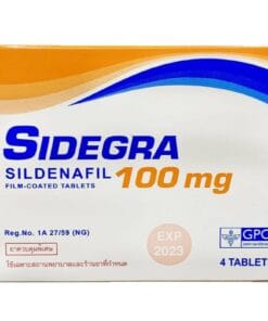 Thuốc Sidegra 100mg GPO (Sildenafil 100mg) điều trị rối loạn cường dương H/4v
