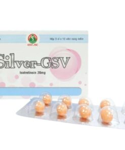 Thuốc Silver-GSV (Isotretinoin 20mg) điều trị mụn trứng cá nặng, làm đẹp da mụn H/30v 1 thuoc silver gsv isotretinoin 20mg dieu tri mun trung ca nang lam dep da mun h 30v 5392 1 e1748737709586