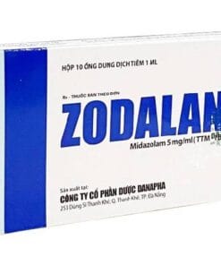 ZODALAN Midazolam 5mg/1ml Danapha hộp 10 ống thuốc tiêm gây mê dùng trong phẩu thuật 3 zodalan 5mg 1ml danapha hop 10 ong thuoc gay me 5692 1 e1749464325181