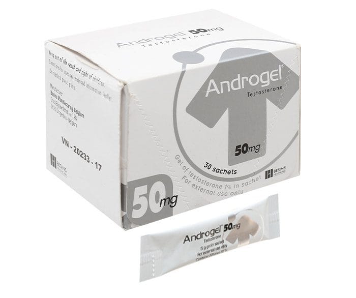 Androgel 50mg | Gel Bôi Bổ Sung Testosterone | thuoctotgiasi.com