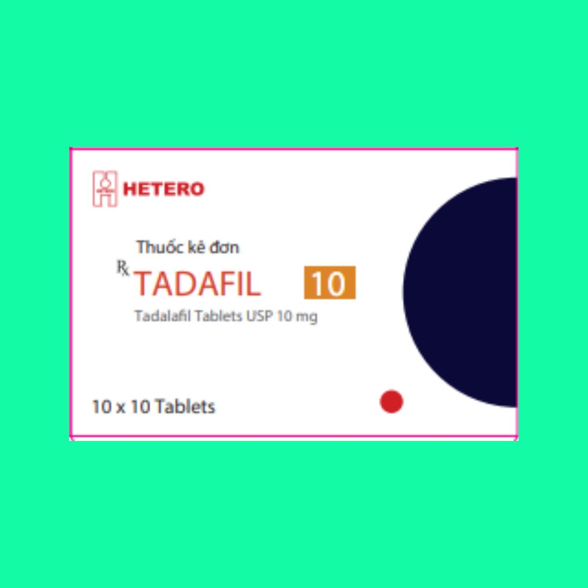 Thuốc Tadafil 10 (Tadalafil) điều trị rối loạn cương dương