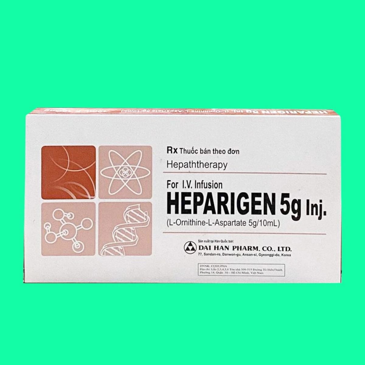 Thuốc Heparigen Inj 5g điều trị bệnh về gan |thuoctotgiasi.com