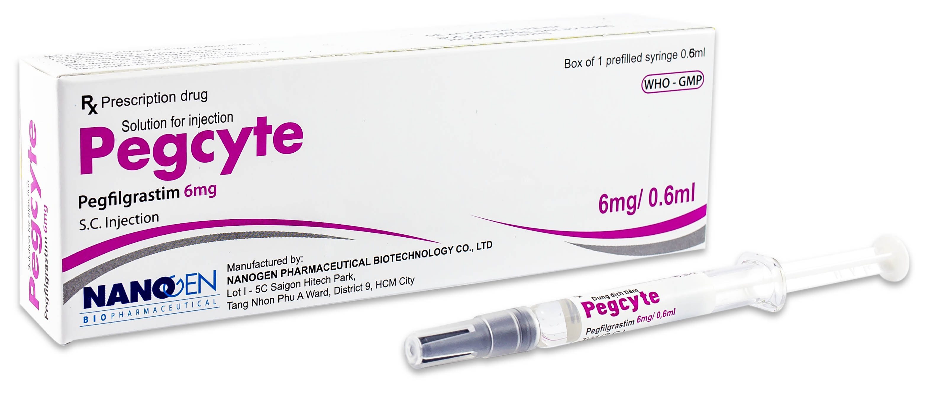 PEGCYTE (Pegfilgrastim) giá bao nhiêu? mua ở đâu? |thuoctotgiasi.com