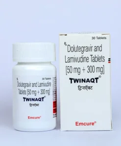TWINAQT (Dolutegravir 50 mg + Lamivudine 300mg) Emcure - thuốc điều trị ARV/HIV