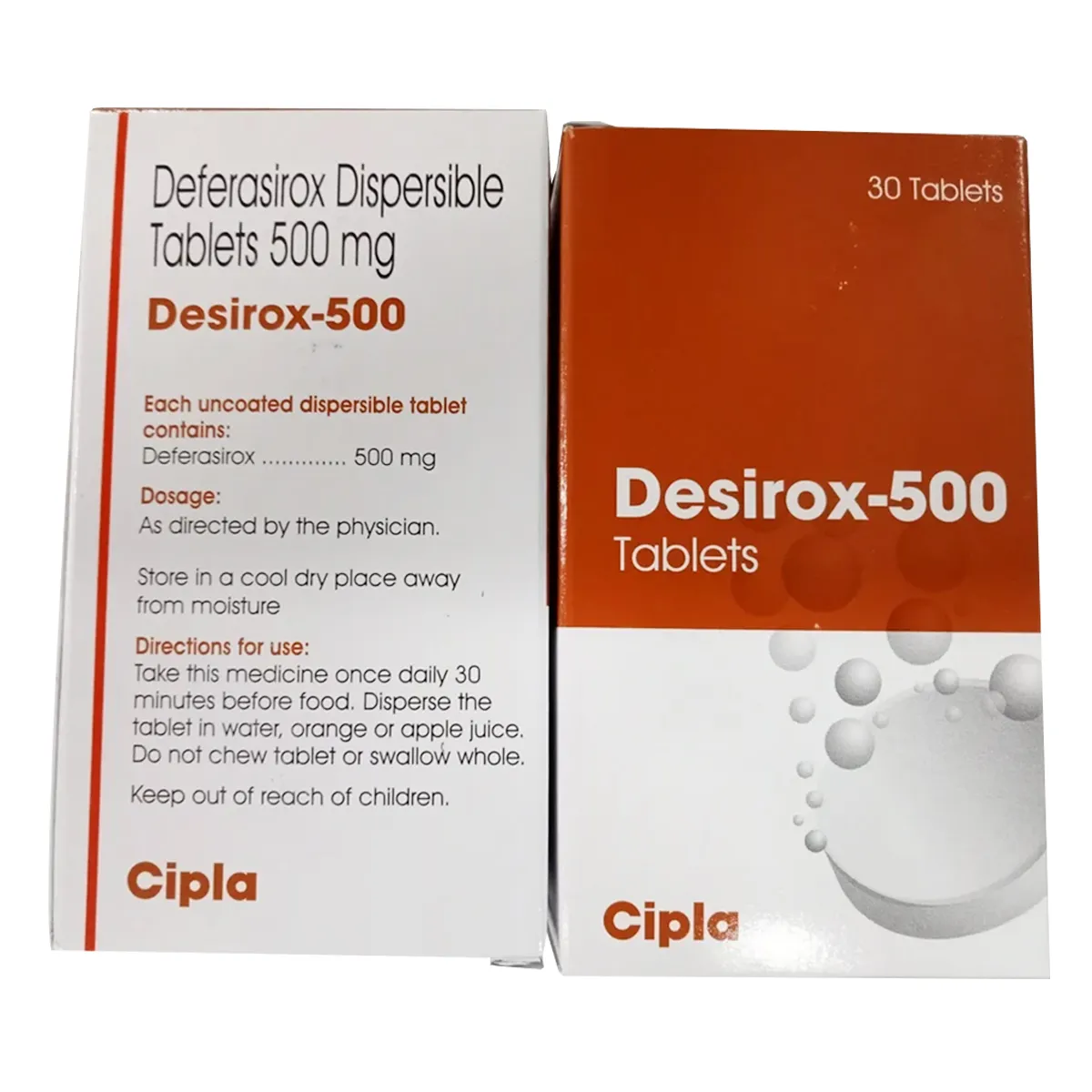 Desirox 500 Cipla (Deferasirox 500mg) điều trị tình trạng ứ Sắt mạn tính 4 Desirox 500mg giá bao nhiêu? mua ở đâu? |thuoctotgiasi.com