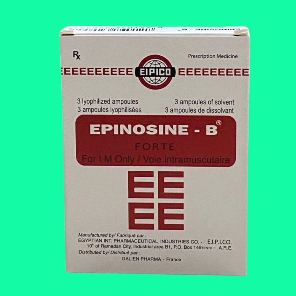 Epinosine-B Forte EIPICO-điều trị viêm dây thần kinh 2 Thuốc Epinosine - B: Công dụng, liều dùng, lưu ý tác dụng phụ, giá bán |thuoctotgiasi.com