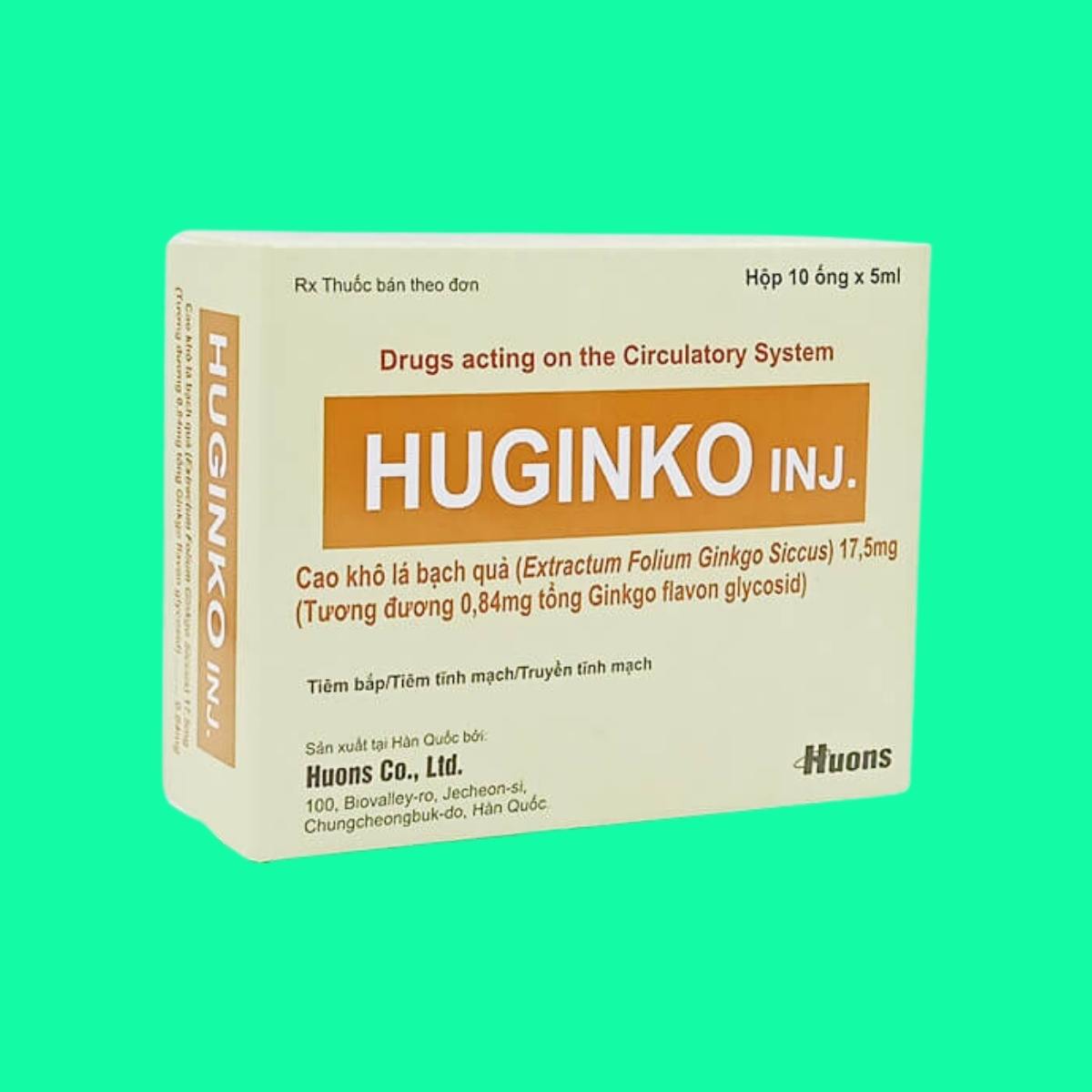 Thuốc Huginko là thuốc gì? giá bao nhiêu? mua ở đâu? có tác dụng gì? |thuoctotgiasi.com
