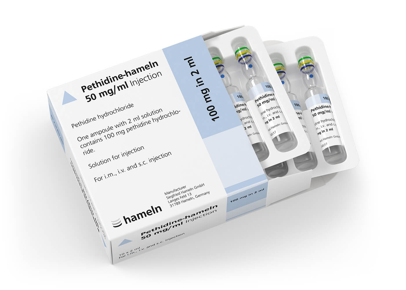 Pethidine 100mg/2ml Hameln giá? |thuoctotgiasi.com