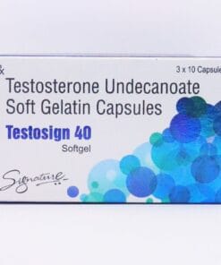 Testosign 40 Signature hộp 30 viên - điều trị suy giảm ham muốn nam giới