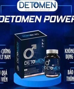 Viên Uống Detomen Power Bổ Sung Kẽm – Tăng Cường Sinh Lý Nam Giới, Bổ Thận