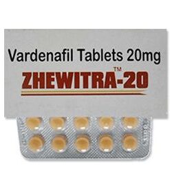 ZHEWITRA 20 (Vardenafil 20mg) -thuốc điều trị rối loạn cương dương 1 zhewitra