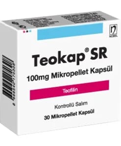 Teokap SR 100mg Nobel – Hộp 2 vỉ x 15 viên | Công dụng, liều dùng và lưu ý