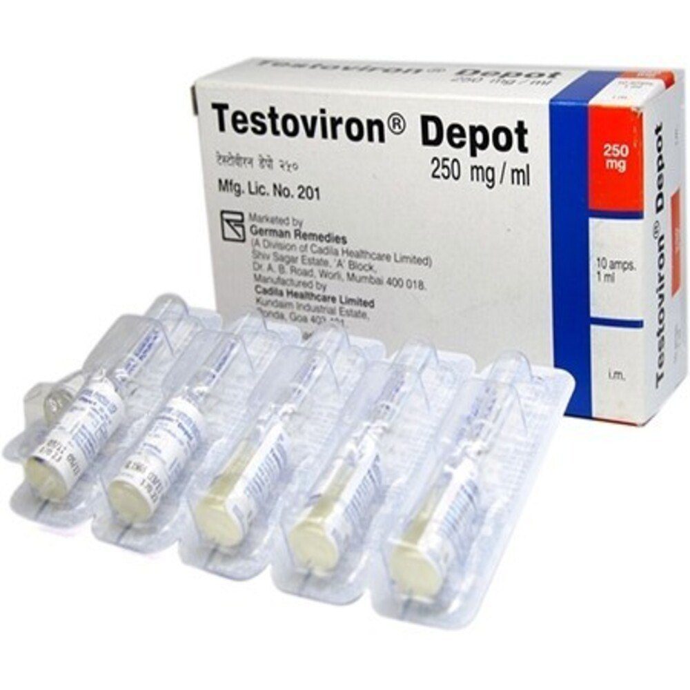 Testoviron Depot 250mg (Testosterone enanthate) hộp 3 ống x 1ml 5 Testoviron Depot 250 giá sỉ? |thuoctotgiasi.com
