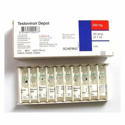 Testoviron Depot 250mg (Testosterone enanthate) hộp 3 ống x 1ml 7 Testoviron Depot 250 giá bao nhiêu? mua ở đâu? |thuoctotgiasi.com