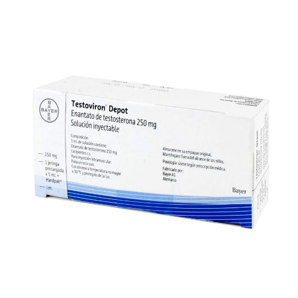 Testoviron Depot 250mg (Testosterone enanthate) hộp 3 ống x 1ml 4 Testoviron Depot 250 Testosterona 250mg/1ml Bayer - Thuoctotgiasi.com
