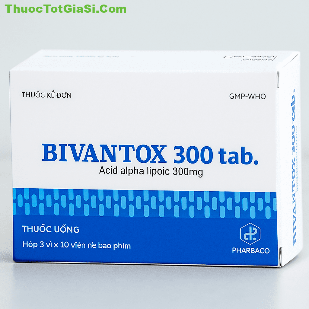 Bivantox 300 (Axit Alpha Lipoic 300mg) Bivantox 300 (Axit Alpha Lipoic 300mg)