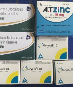Thuốc Testokaso 40mg (Testosterone Undecanoate Soft Gelatin Capsules) KASO hộp 30 viên 5 Meyerafil 10 Tadalafil 10mg Testokaso ZinC điều trị rối loạn cương dương