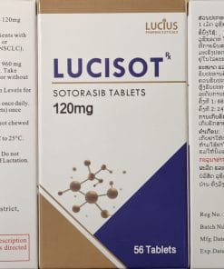 Lucisot 120mg Lucius (Sotorasib 120mg) – Thuốc điều trị ung thư phổi hiệu quả 2 Lucisot 120mg Sotorasib