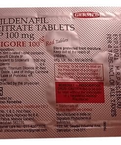 Vigore 100 (Sildenafil 100mg) – Thuốc tăng cường sinh lý nam, hỗ trợ trị rối loạn cương dương 5 Vigore 100