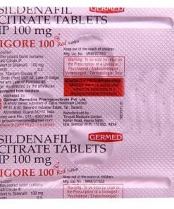 Vigore 100 (Sildenafil 100mg) – Thuốc tăng cường sinh lý nam, hỗ trợ trị rối loạn cương dương 3 Vigore 100