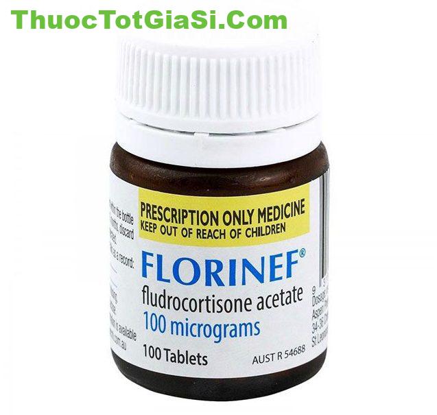 Florinef 100mcg – Thuốc Điều Trị Suy Vỏ Thượng Thận Chính Hãng Florinef 100mcg (Fludrocortisone Acetate)