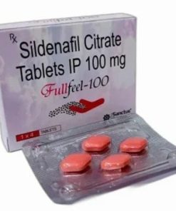 Fullfeel 100 (Sildenafil Citrate 100mg) điều trị rối loạn cương dương hộp 1 vỉ x 4 viên 1 Fullfeel 100 Sildenafil Citrate 100mg