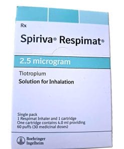 Spiriva Respimat 2.5 microgram – Thuốc hỗ trợ điều trị phổi tắc nghẽn mạn tính COPD hiệu quả