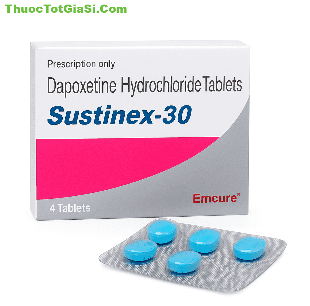 Sustinex-30 (Dapoxetine Hydrochloride 30mg) Sustinex-30 (Dapoxetine Hydrochloride 30mg)
