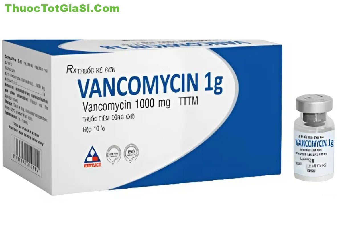 vancomycin-1g-thuoc-khang-sinh-dieu-tri-nhiem-khuan-nang-viem-phoi-viem-mang-nao-mrsa-hieu-qua-8419 Hình ảnh thuốc Vancomycin 1g – kháng sinh mạnh điều trị nhiễm khuẩn nặng và viêm phổi do MRSA.