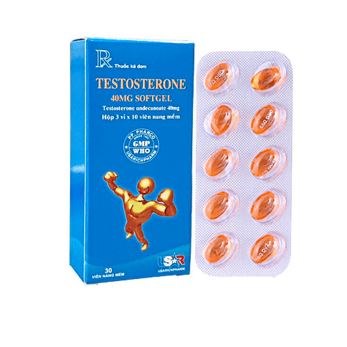 Thuốc TESTOSTERONE 40mg USARICHPHARMA hộp 30 viên 4 Testosterone 40mg Phong Phú là thuốc gì, giá bao nhiêu, mua ở đâu? |thuoctotgiasi.com