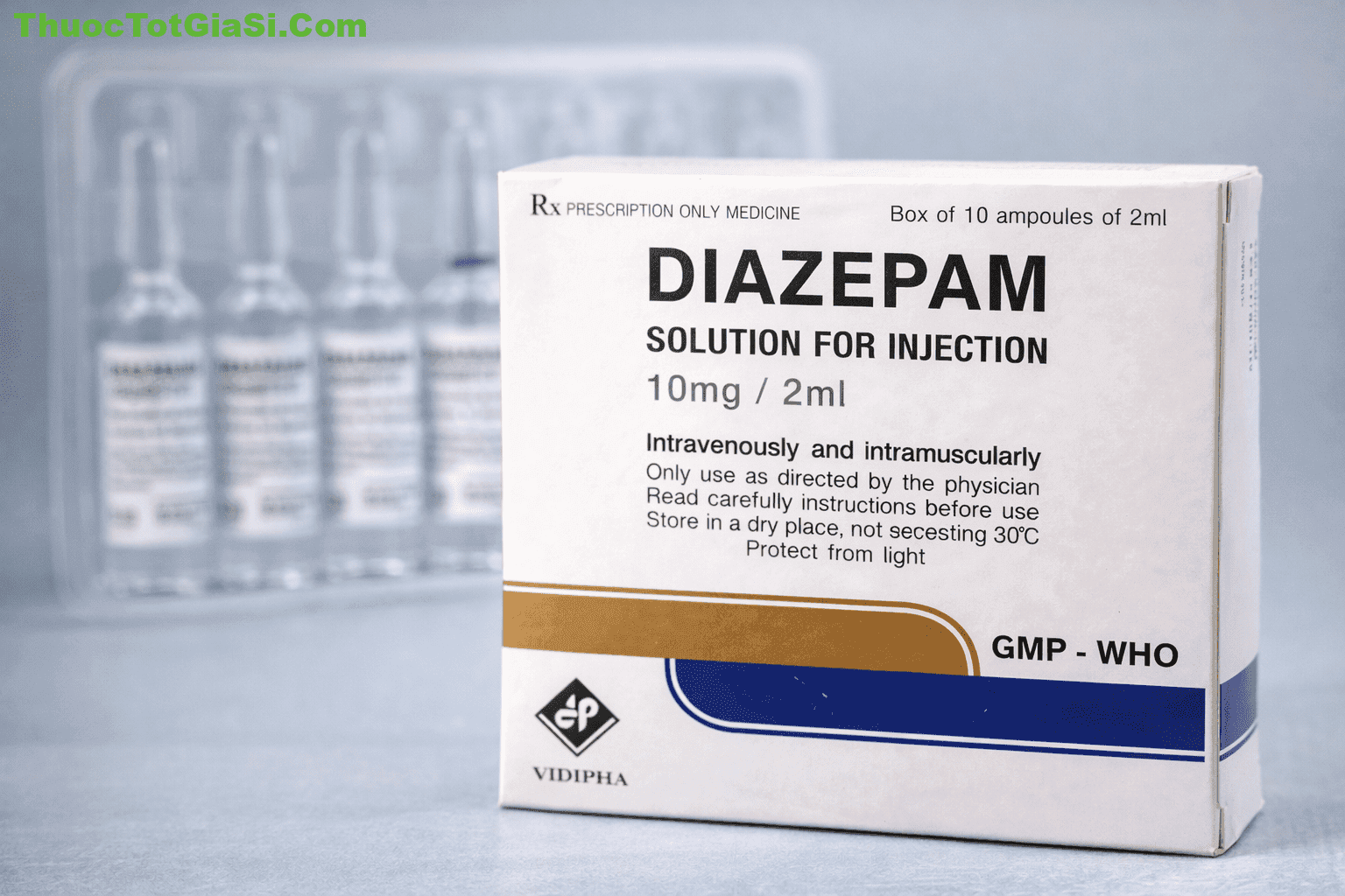 Diazepam 10mg 2ml Vidipha Diazepam 10mg/2ml-Vidipha