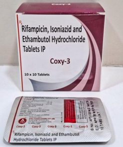 Thuốc Coxy-3 – Rifampicin, Isoniazid & Ethambutol Tablets IP Điều Trị Lao 1 Thuốc Coxy-3 – Rifampicin, Isoniazid & Ethambutol Tablets IP Điều Trị Lao