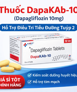 Thuốc DapaKAb-10 (Dapagliflozin 10mg)