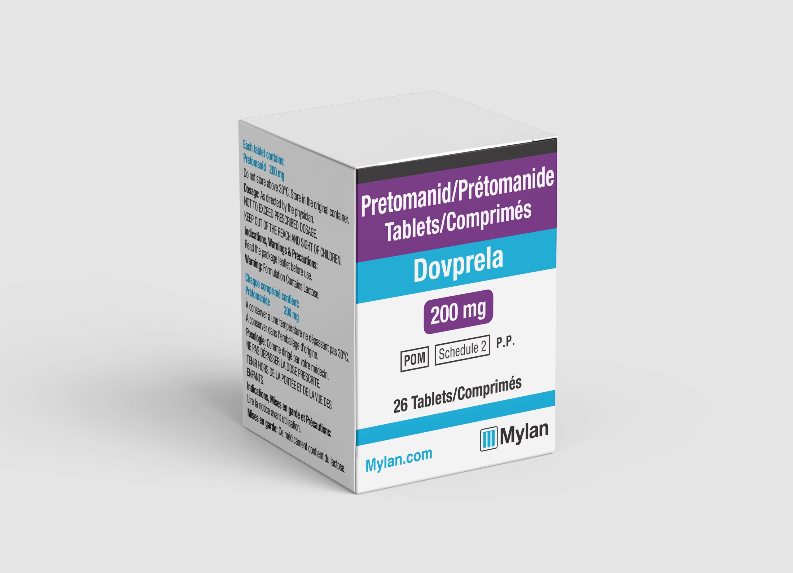 Dovprela (Pretomanid) Mylan |thuoctotgiasi.com