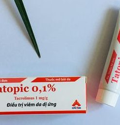 Thuốc Tatopic 0,1% (Tacrolimus 1mg/g) | Công dụng, Cách dùng, Giá bán 1 Thuốc Tatopic 0,1% (Tacrolimus 1mg/g)