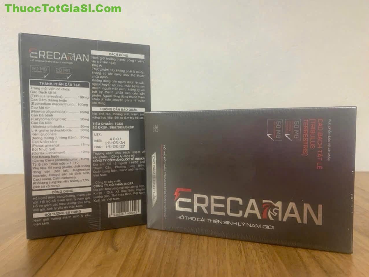 Thuốc Erecaman là gì? Công dụng, cách dùng và giá bán mới nhất 2026 Thuốc Erecaman là gì? Công dụng, cách dùng và giá bán mới nhất 2026