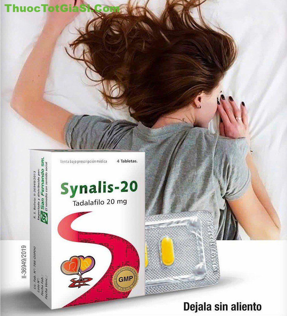 Synalis 20 Tadalafil 20mg Synalis-20 (Tadalafil 20mg) – Thuốc Điều Trị Rối Loạn Cương Dương Hiệu Quả, Kéo Dài