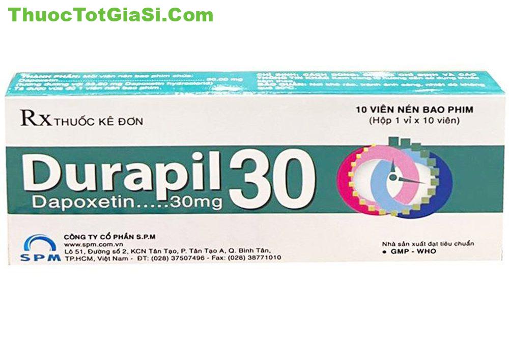thuoc-durapil-30-spm-dieu-tri-xuat-tinh-som-nam-gioi-hieu-qua-2745 Thuốc Durapil 30 (Dapoxetin 30mg) SPM điều trị xuất tinh sớm nam giới hiệu quả