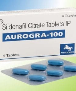 Aurogra 100 (Sildenafil 100mg) – Thuốc điều trị rối loạn cương dương ở nam giới