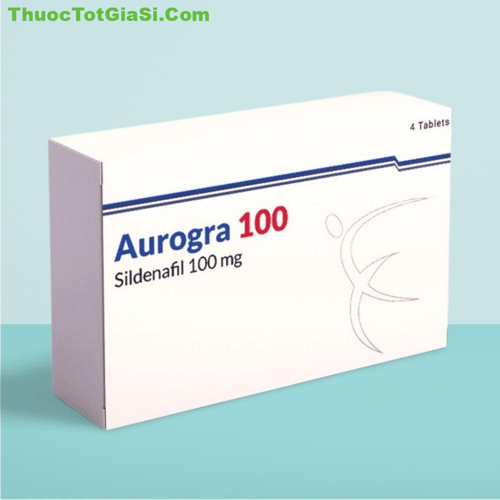 Aurogra 100 (Sildenafil 100mg) – Thuốc điều trị rối loạn cương dương ở nam giới 7 Aurogra 100mg Sildenafil Citrate 100mg mẫu mới |thuoctotgiasi.com