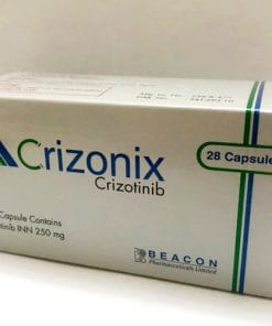 Crizonix Crizotinib 250mg – Thuốc Điều Trị Ung Thư Phổi Không Tế Bào Nhỏ
